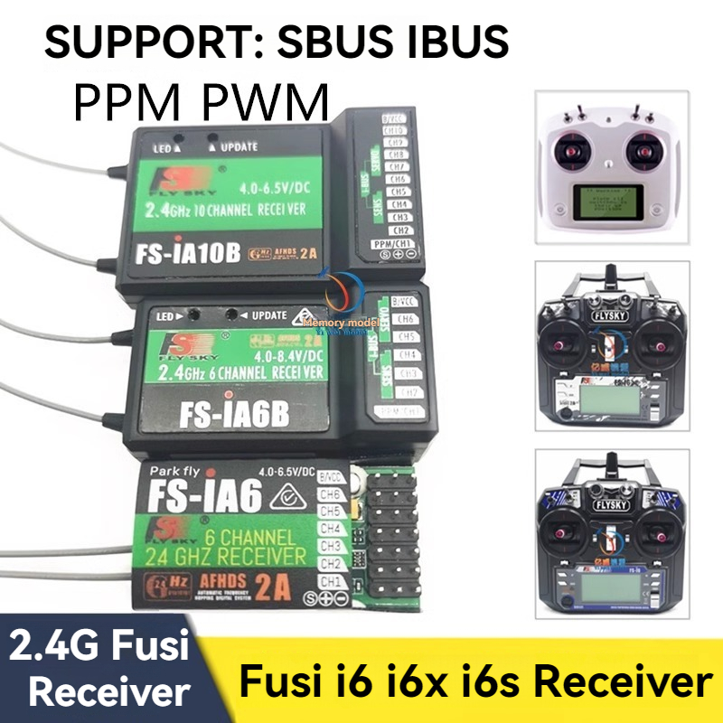 Drone Receiver - FUSI I6/i6X/i6S Fpv レシーバー RC カー