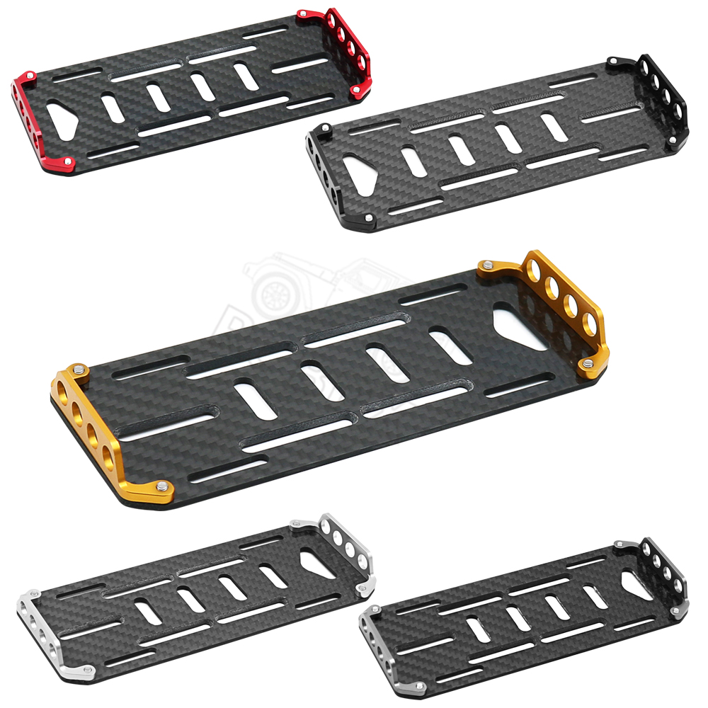 ブラックカーボンファイバーバッテリー取付プレート RC カー - Drone Power Distribution Board のレビューと価格