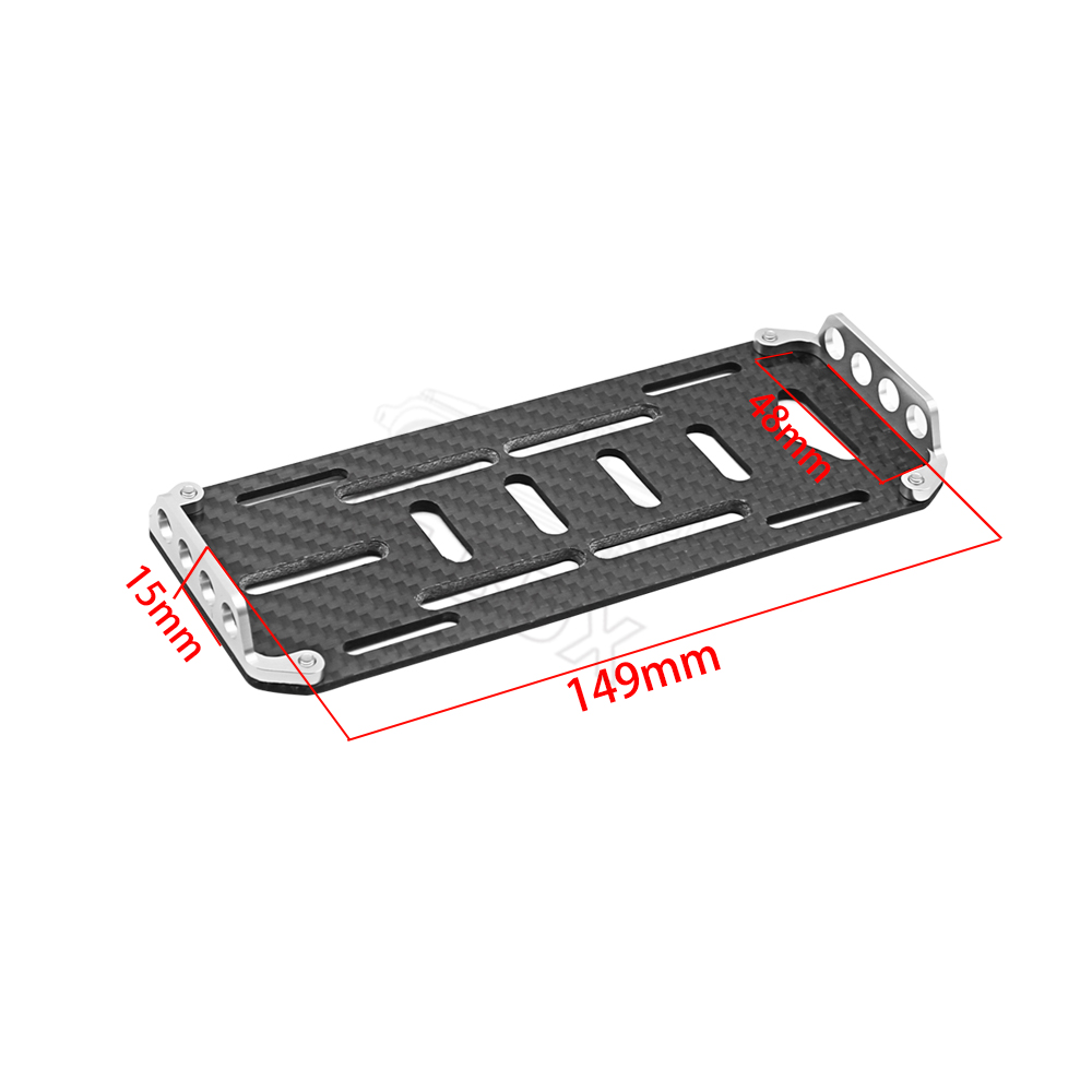 ブラックカーボンファイバーバッテリー取付プレート RC カー - Drone Power Distribution Board のレビューと価格