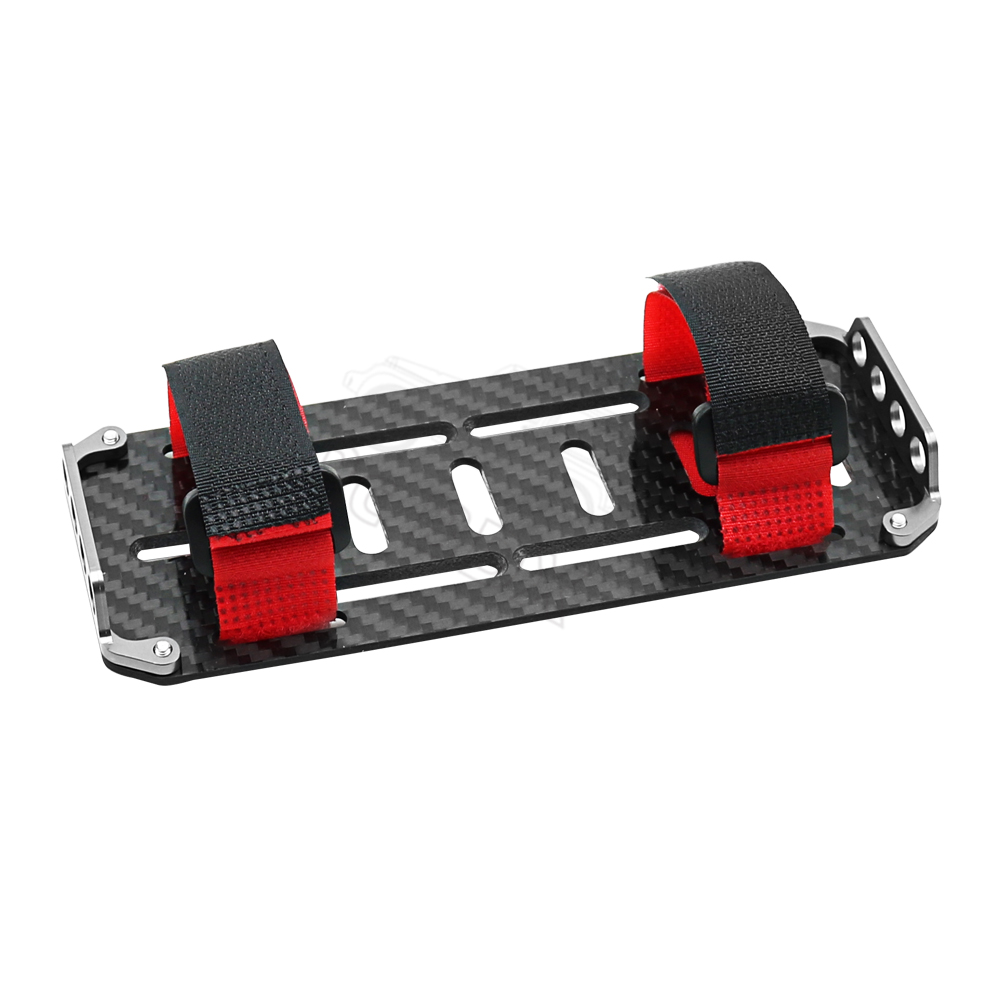 ブラックカーボンファイバーバッテリー取付プレート RC カー - Drone Power Distribution Board のレビューと価格