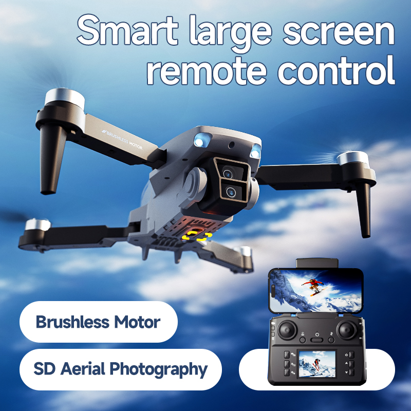 デュアルカメラ搭載ブラシレス空撮光学フロー折りたたみ式クアッ - Drone Gps Mount のレビューと価格