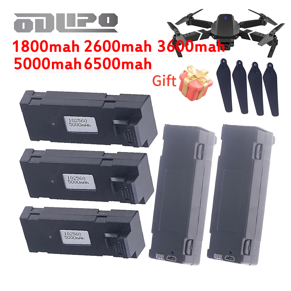 新しいアップグレード E88 バッテリー 6500mah 5 - Eachine Drone E58 のレビューと価格