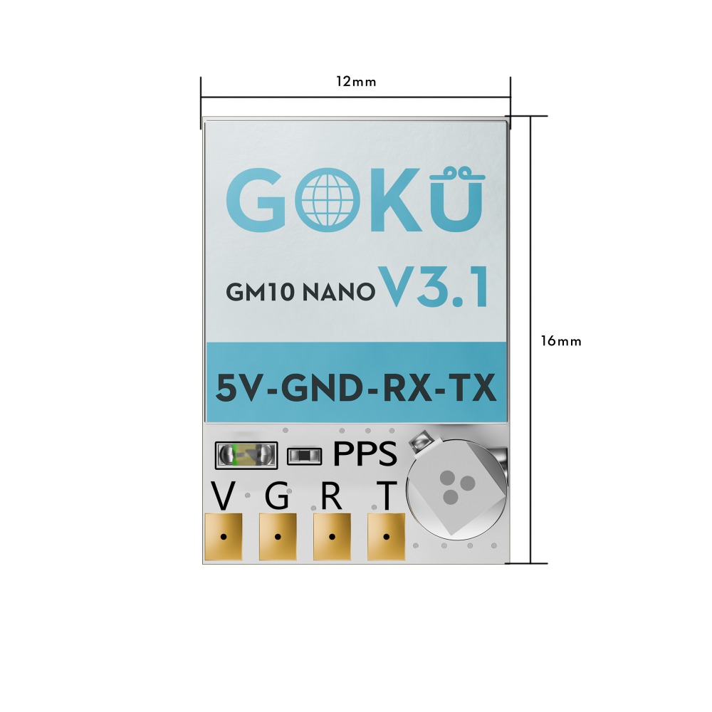 Flywoo GOKU GM10 Nano V3.1 GPS - Drone Gps Mount のレビューと価格