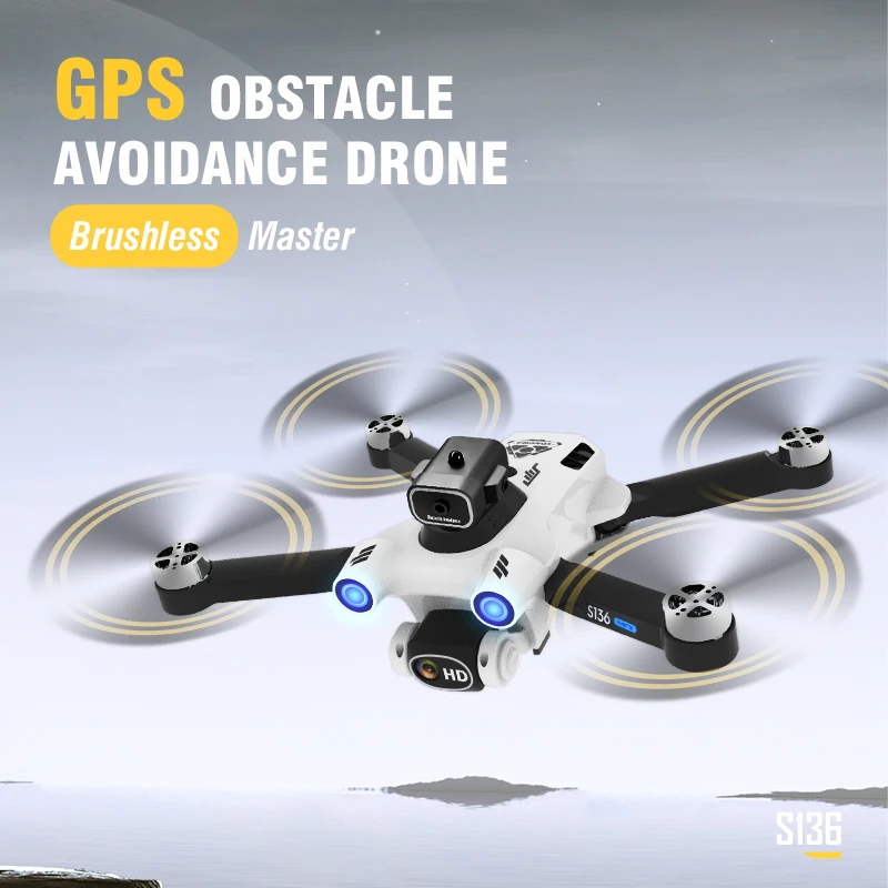 ドローン S136 Pro Ultra RCドローン 8K  - Drone Gps Mount のレビューと価格